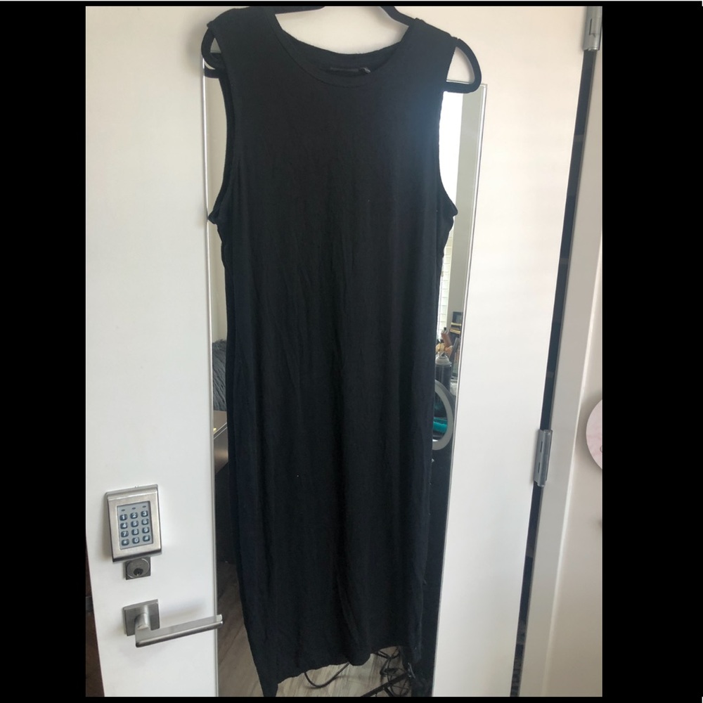 Black Bodycon Midi Dress